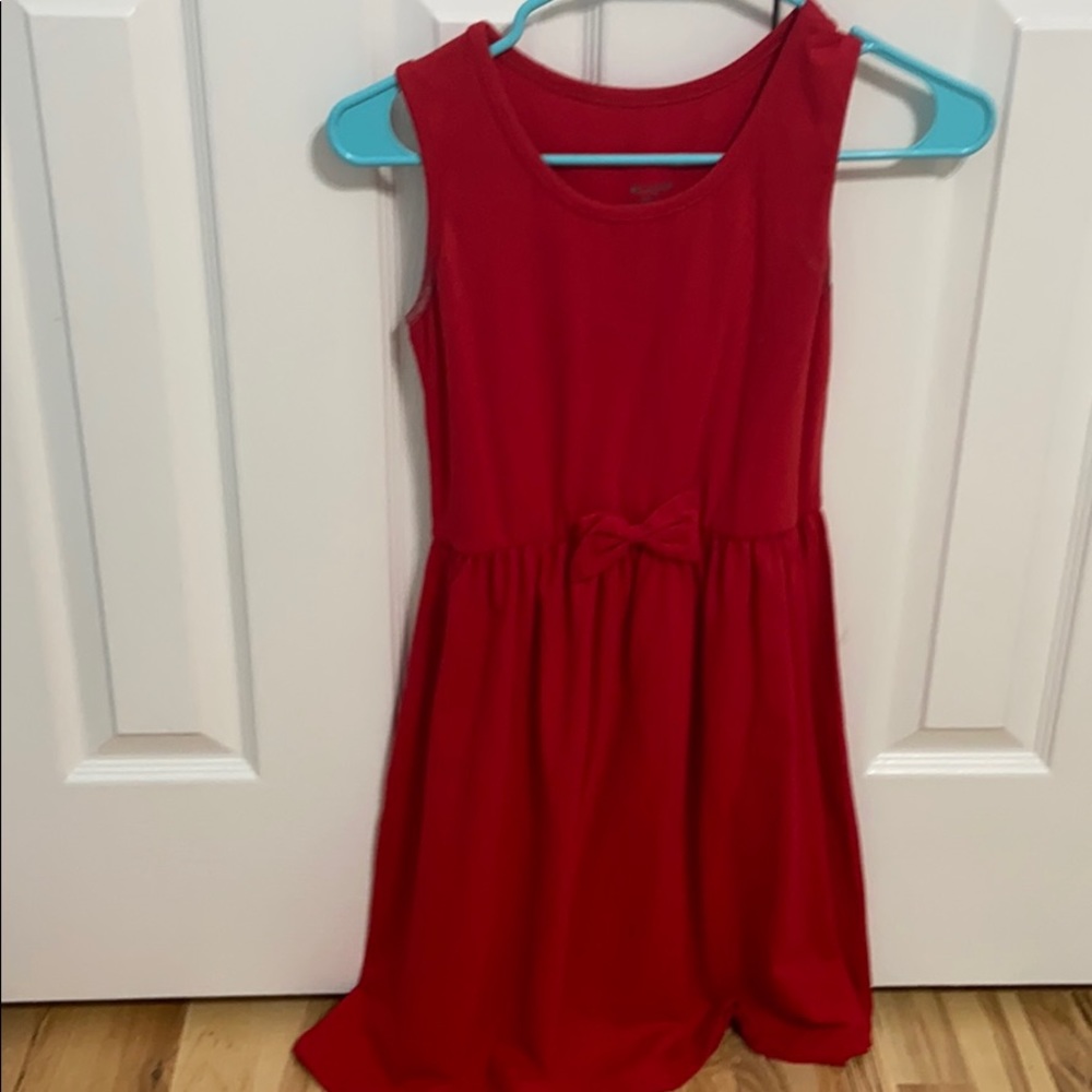 red dress